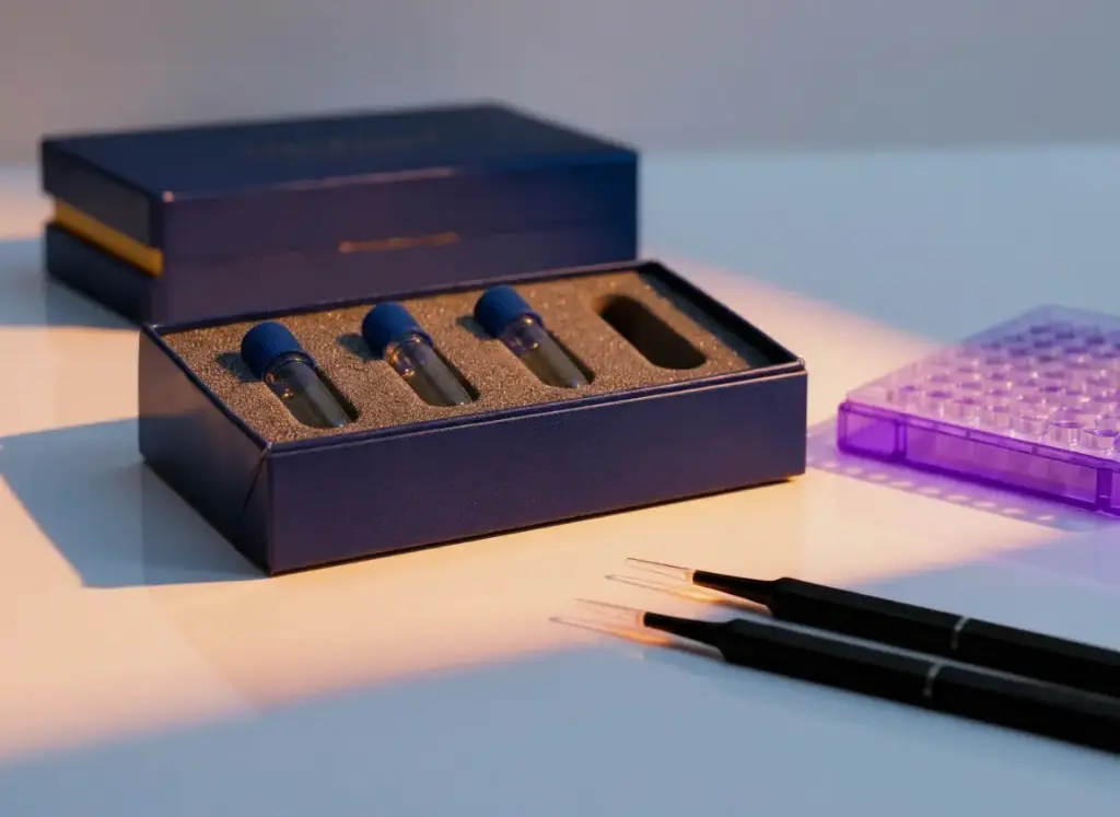 96 Well Clear PCR Microplate. Pre-sterilized, 5 x 10